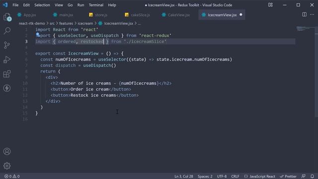 Redux Toolkit Tutorial - 28 - useDispatch