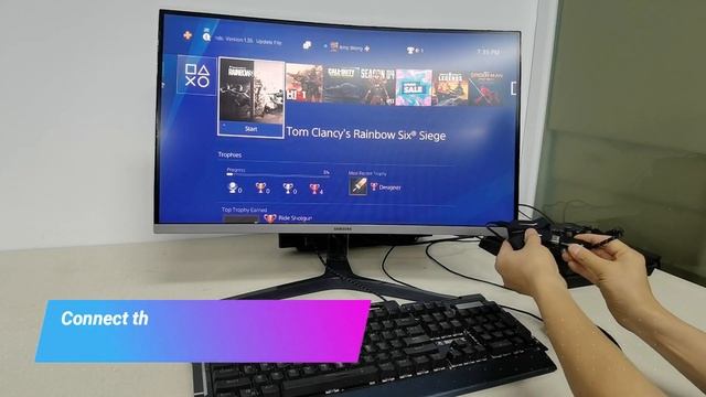 How to Connect Mouse and Keyboard to the PS4 (This video only applies to model of "HC-10140") смотреть онлайн