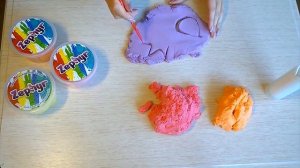 Кинетический пластилине Зефир