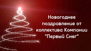 Видеопоздравление Компании "Первый Снег" с Наступающим 2025 годом!