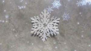 Бумажная снежинка