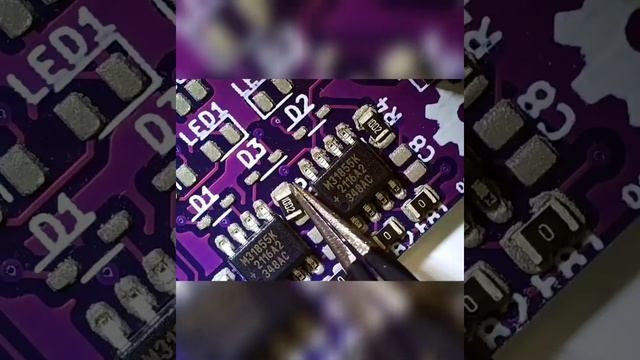 max31855 soldering - Under microscope