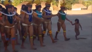 Primitive tribes in the heart of the Kalahari Desert Part 3 Girls with initiation ritual