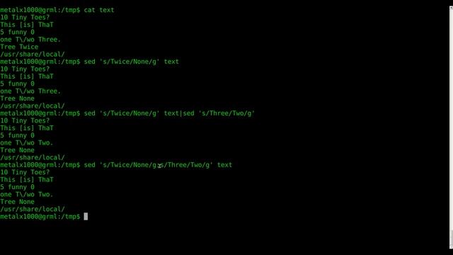 SED - 2013.SED Replace More than One String Linux Shell BASH смотреть онлайн