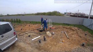 Абиссинская скважина. Бурение в корыте! Буратино потёк!