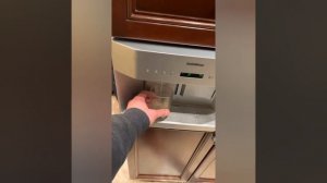 Замена шланга подачи воды в диспенсере холодильника Gaggenau 300.