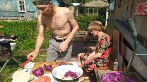 Шаурма на гриле.