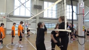 Вопросы спорта. Открытая тренировка по волейболу