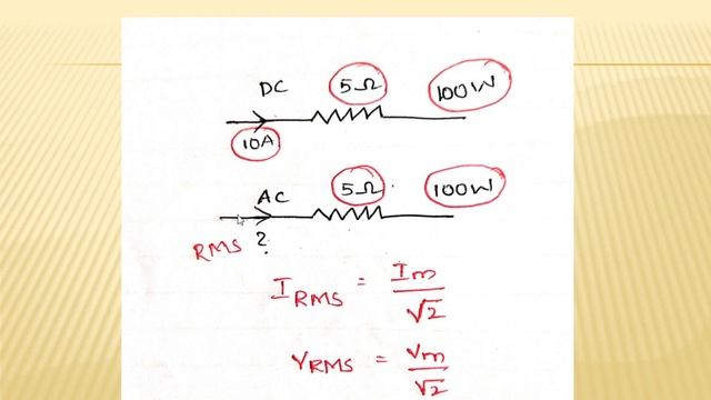 1. BSc 1/1 - Electrical Appliances - Unit 2 - Current, RMS & Peak Value, Power Factor