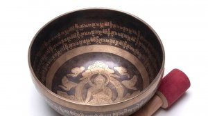 Поющая чаша,  25 см. (Си2, 126 Hz; Фа # 4,  360 Гц)