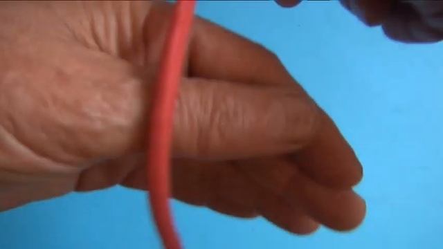 Кабестановая петля, скоростной способ вязки