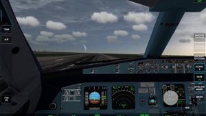 Посадка в Домодедово на а320