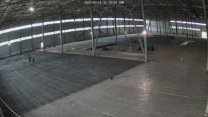 Устройство бетонного пола с топпингом на складе 10000 м.кв.