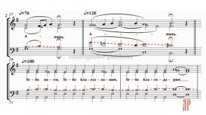 МИЛОСТЬ МИРА ✨ КИЕВСКИЙ РАСПЕВ, гарм.П.Г.ЧЕСНОКОВ СОЧ.27 №6 - Теноровая партия