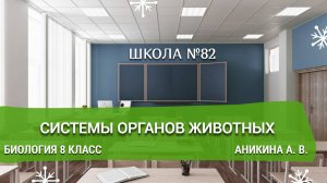 Системы органов животных. Биология 8 класс. Аникина А. В.