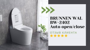 Отзыв на умный унитаз Brunnen Wal BW-2402 Auto open/close