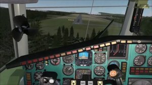 Tupolev 144d FSX Landing