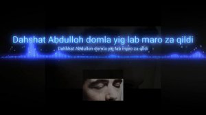 Daxshat Abdulloh domla yig‘lab maro‘za qildi  Дахшат Абдуллох долма йиглаб маруза килди