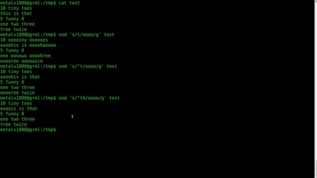 SED - 2013.SED Substitute Beginning and End of Line Linux Shell Tutorial BASH смотреть онлайн
