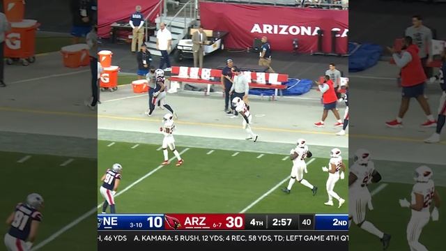Antonio Gibson catches for a 20-yard Gain vs. Arizona Cardinals