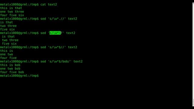 SED - 2013.SED Remove or Replace the Last Word of Each Line Linux Shell tutorial BASH смотреть онлайн