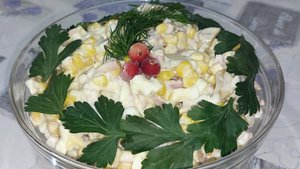 Новогодний САЛАТ ОРИГИНАЛЬНЫЙ, Мама готовит