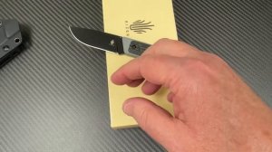 Kizer Smolt small EDC fixed blade in 3V steel ! Johnathan Styles design !