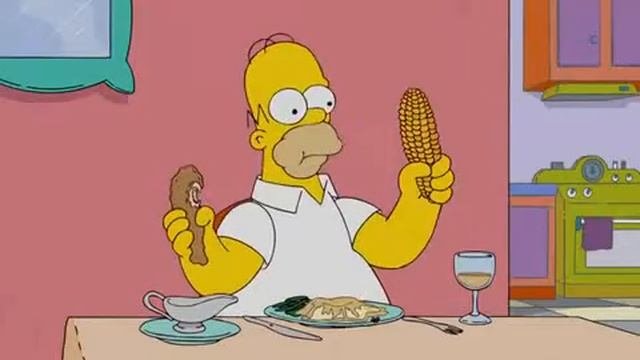 Гомер и муха Homer Simpson Гомер Симпсон