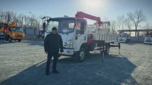 Абсолютно НОВЫЙ КМУ на шасси ISUZU ELF в продаже во Владивостоке