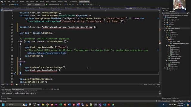 ASP.NET Core - Razor Pages with Entity Framework Core Part 1b - Microsoft Tutorial - Summer 2024