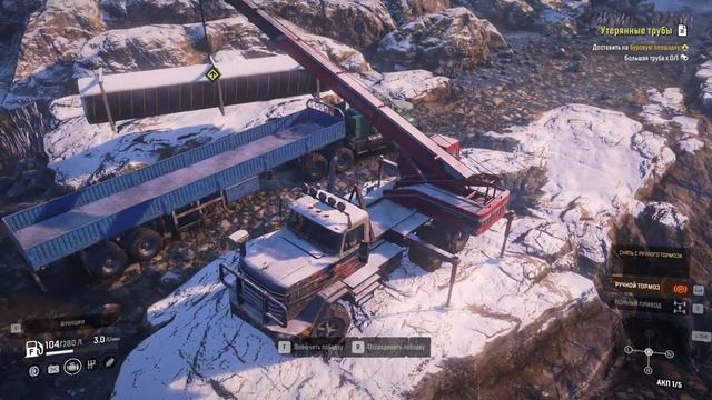 SnowRunner - АЛЯСКА - ПОРУЧЕНИЕ - УТЕРЯННЫЕ ТРУБЫ #snowrunner смотреть онлайн