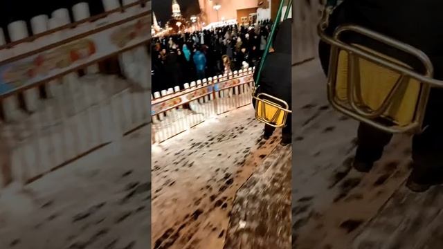 Новый год! Москва. Кремль. Красная площадь. Новогодняя карусель! Приближается Рождество!