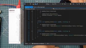ОВЕН +Easy_Modbus_TCP_Library C# внешняя IO карта для ПК