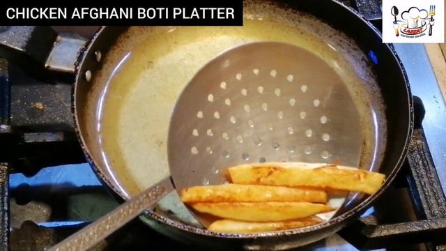 Easy recipe of CHICKEN AFGHANI BOTI PLATTER by LAZZAT Channel 😋