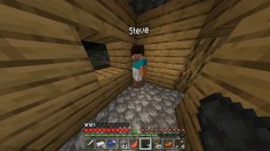 УЧУ ПАПУ ИГРАТЬ В МАЙНКРАФТ! ЧАСТЬ 1.