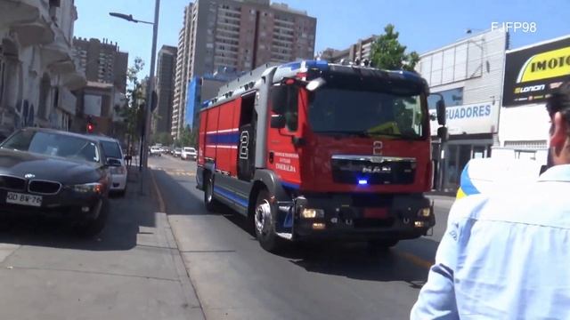 BEST OF RARE FIRE TRUCKS RESPONDING COMPILATION [Q SIREN And MARTIN HORNS] (CHILEAN FIRETRUCKS 2020