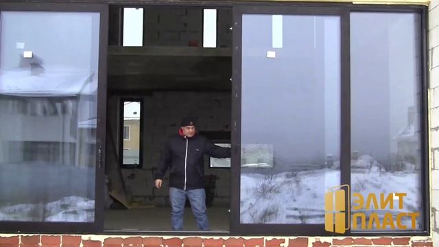 Алютех Sl 160 штульповая раздвижная дверь, ЭлитПласт, Санкт-Петербург