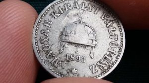 10 FILLER HUNGARY 1893  (coins value on description section)