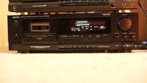 Denon DRM800 with TDK Metal cassette tape test peaking up to +10dB with no problem