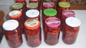 Слива на зиму, без косточек