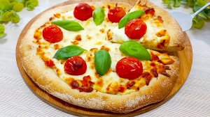 🍕Вкусный рецепт для всей семьи! Пицца с хрустящей корочкой в обычной духовке! Идеальное тесто!