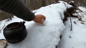 SOLO WINTER-CAMPING-подземный бункер