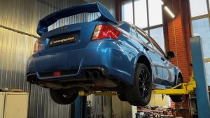 Редкий выхлоп INVIDIA на  Subaru Impreza WRX 2.5