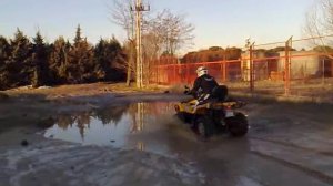 Bombardier test can am 400xt