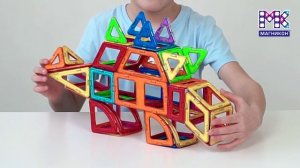 Магникон, магнитный конструктор для детей с усиленными магнитами, Динозавры, МК-65