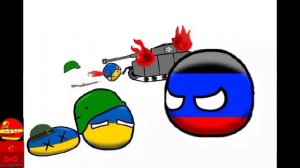 Клип "Вставай Донбасс" countryball's. Коллаборации с Gyff.