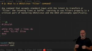 Unix filters - Unix фильтры