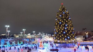 Открытие ледового городка в Екатеринбурге