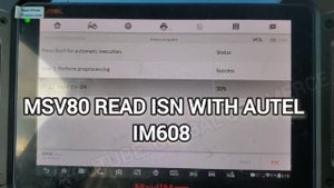 BMW X5 ALL KEYS LOST Programming with Autel IM608 XP400 EASY! Get KEY Code!! CAS3 MSV80