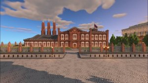Завод  в русском стиле в майнкрафте (Российская Империя)